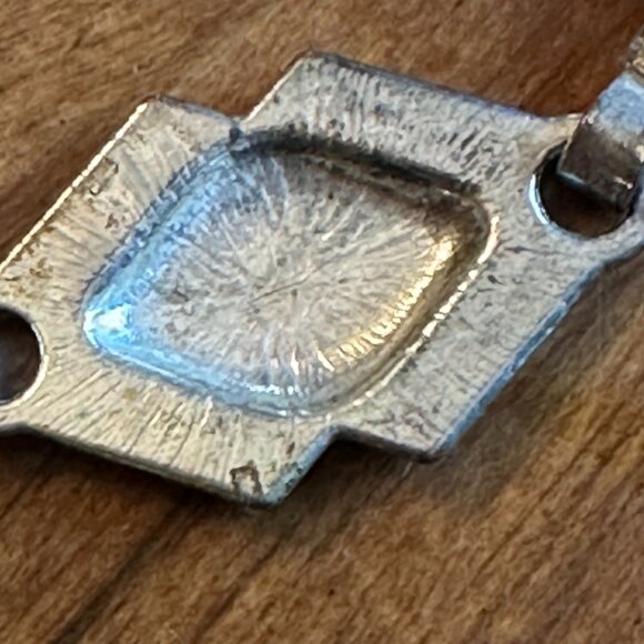 Silver Tone Belt Textured Stations with Silver Geometric Shapes Brighton Inspire - Picture 8 of 13